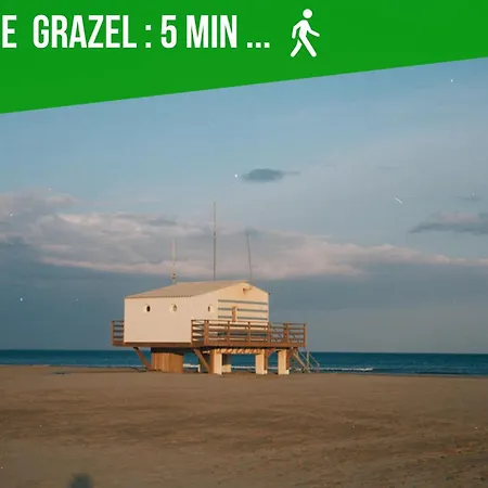 Merveilleuse Port - Piscine - - Climatisation - Commerces 아파트 그륏상